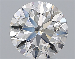 Picture of Natural Diamond 2.20 Carats, Round with Excellent Cut, F Color, SI1 Clarity and Certified by GIA