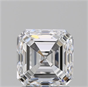 Natural Diamond 2.02 Carats, Asscher with  Cut, D Color, VS1 Clarity and Certified by GIA