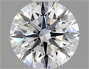 Natural Diamond 0.43 Carats, Round with Excellent Cut, D Color, VVS1 Clarity and Certified by GIA