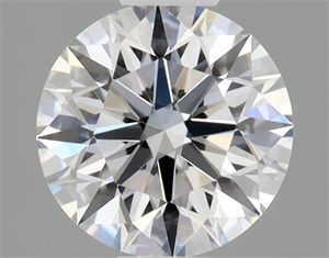 Picture of Natural Diamond 0.43 Carats, Round with Excellent Cut, D Color, VVS1 Clarity and Certified by GIA