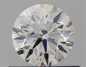 Picture of Natural Diamond 0.50 Carats, Round with Excellent Cut, E Color, SI1 Clarity and Certified by GIA