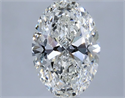 Natural Diamond 0.70 Carats, Oval with  Cut, G Color, VS1 Clarity and Certified by GIA