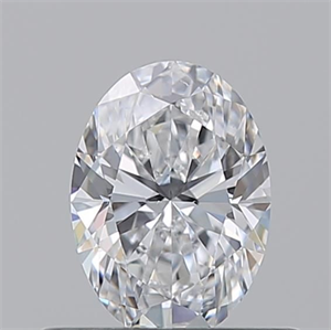 Picture of Natural Diamond 0.50 Carats, Oval with  Cut, D Color, VS2 Clarity and Certified by GIA