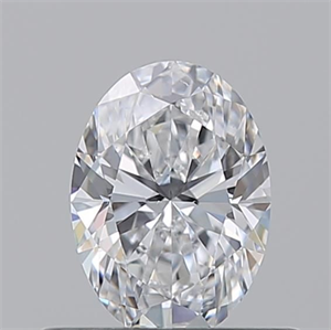 Picture of Natural Diamond 0.50 Carats, Oval with  Cut, D Color, VS2 Clarity and Certified by GIA