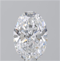 Natural Diamond 3.20 Carats, Oval with  Cut, D Color, VVS2 Clarity and Certified by GIA