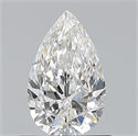 Natural Diamond 0.70 Carats, Pear with  Cut, F Color, VS2 Clarity and Certified by GIA