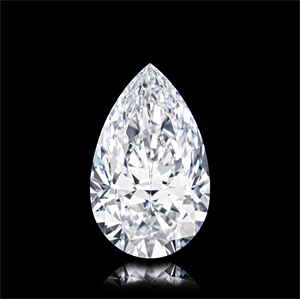 Foto Diamante Natural 5.08 quilates, De pera , Color D, claridad VVS2 y certificado GIA de