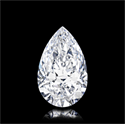 Natural Diamond 5.08 Carats, Pear with  Cut, D Color, VVS2 Clarity and Certified by GIA