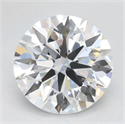 Lab Grown Diamond 3.00 Carats, Round with Ideal Cut, D Color, IF Clarity and Certified by IGI