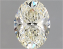 Natural Diamond 1.01 Carats, Oval with  Cut, I Color, VVS2 Clarity and Certified by GIA