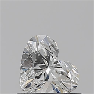 Picture of Natural Diamond 0.51 Carats, Heart with  Cut, G Color, VVS2 Clarity and Certified by GIA