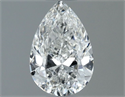 Natural Diamond 0.50 Carats, Pear with  Cut, H Color, SI2 Clarity and Certified by GIA