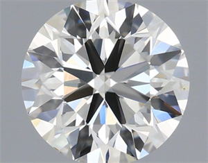 Picture of Natural Diamond 0.70 Carats, Round with Excellent Cut, I Color, SI2 Clarity and Certified by IGI