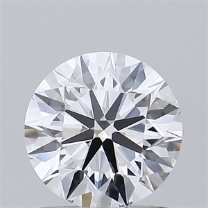 Picture of Lab Grown Diamond 1.25 Carats, Round with Ideal Cut, D Color, VVS2 Clarity and Certified by IGI