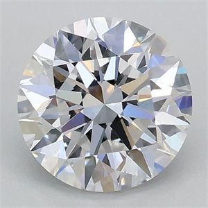 Picture of Lab Grown Diamond 1.05 Carats, Round with Excellent Cut, D Color, VVS2 Clarity and Certified by IGI