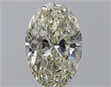Natural Diamond 2.01 Carats, Oval with  Cut, L Color, SI2 Clarity and Certified by GIA