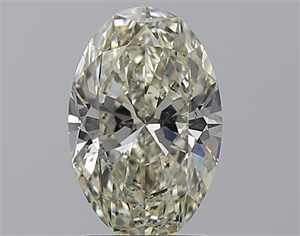 Picture of Natural Diamond 2.01 Carats, Oval with  Cut, L Color, SI2 Clarity and Certified by GIA