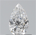 Diamante Natural 0.50 quilates, De pera , Color D, claridad VVS2 y certificado GIA