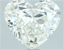 Natural Diamond 1.51 Carats, Heart with  Cut, H Color, VS1 Clarity and Certified by IGI