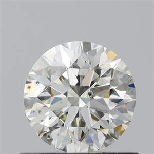 Foto Diamante Natural 0.64 quilates, Redondo , Color K, claridad SI2 y certificado GIA de