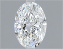 Natural Diamond 0.50 Carats, Oval with  Cut, E Color, VS1 Clarity and Certified by GIA