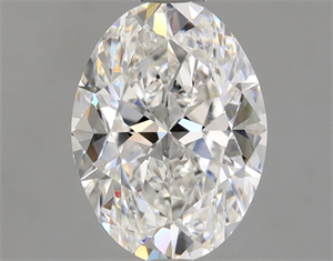 Picture of Natural Diamond 0.91 Carats, Oval with  Cut, D Color, VS2 Clarity and Certified by GIA