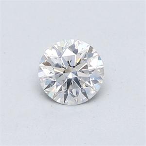 Picture of Natural Diamond 0.44 Carats, Round with Excellent Cut, F Color, SI2 Clarity and Certified by GIA