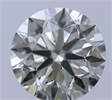 Natural Diamond 0.80 Carats, Round with Excellent Cut, K Color, VS1 Clarity and Certified by IGI
