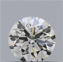 Natural Diamond 0.40 Carats, Round with Excellent Cut, H Color, SI2 Clarity and Certified by IGI