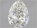 Natural Diamond 1.00 Carats, Pear with  Cut, K Color, SI1 Clarity and Certified by GIA