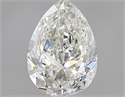 Natural Diamond 1.00 Carats, Pear with  Cut, K Color, SI1 Clarity and Certified by GIA