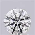 Lab Grown Diamond 1.02 Carats, Round with Ideal Cut, E Color, IF Clarity and Certified by IGI