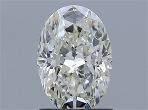 Picture of Natural Diamond 1.30 Carats, Oval with  Cut, J Color, VVS1 Clarity and Certified by GIA