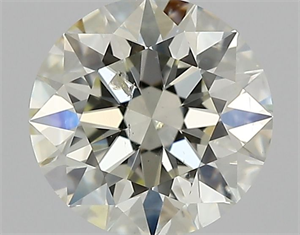 Picture of Natural Diamond 0.75 Carats, Round with Excellent Cut, L Color, SI2 Clarity and Certified by GIA