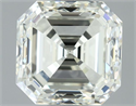 Natural Diamond 1.01 Carats, Asscher with  Cut, J Color, VVS2 Clarity and Certified by IGI