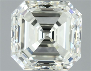Picture of Natural Diamond 1.01 Carats, Asscher with  Cut, J Color, VVS2 Clarity and Certified by IGI