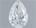 Diamante Natural 0.47 quilates, De pera , Color H, claridad VS2 y certificado GIA