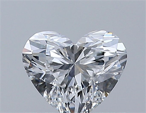 Picture of Natural Diamond 0.50 Carats, Heart with  Cut, E Color, SI1 Clarity and Certified by GIA