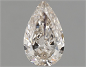 Natural Diamond 0.50 Carats, Pear with  Cut, K Color, IF Clarity and Certified by GIA