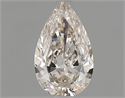Natural Diamond 0.50 Carats, Pear with  Cut, K Color, IF Clarity and Certified by GIA
