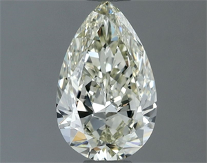 Picture of Natural Diamond 0.98 Carats, Pear with  Cut, L Color, VVS2 Clarity and Certified by IGI