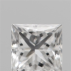 Picture of Natural Diamond 0.19 Carats, Princess with  Cut, F Color, VVS1 Clarity and Certified by IGI