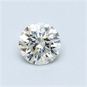 Diamante Natural 0.51 quilates, Redondo , Color F, claridad SI1 y certificado GIA