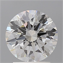 Del inventario de diamantes de laboratorio, 2.10 quilates, Redondo , Color E, claridad VVS2 y certificado IGI