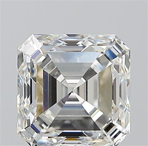 Foto Diamante Natural 1.33 quilates, Asscher , Color H, claridad VS2 y certificado GIA de