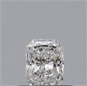 Natural Diamond 0.31 Carats, Radiant with  Cut, E Color, VS2 Clarity and Certified by GIA