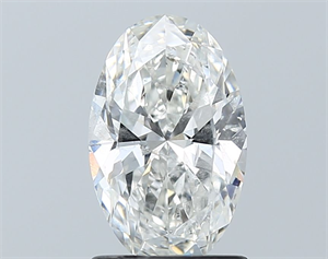 Picture of Natural Diamond 1.40 Carats, Oval with  Cut, G Color, SI2 Clarity and Certified by IGI