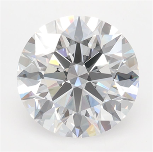 Picture of Lab Grown Diamond 3.35 Carats, Round with Ideal Cut, D Color, IF Clarity and Certified by IGI