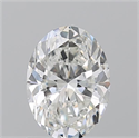Natural Diamond 1.20 Carats, Oval with  Cut, G Color, VVS2 Clarity and Certified by GIA