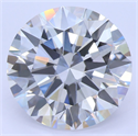 Lab Grown Diamond 5.04 Carats, Round with Ideal Cut, E Color, VS1 Clarity and Certified by IGI
